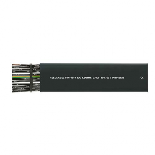 Cáp điện dẹt PVC-Flat dùng cho cầu trục (Festoon cables) hãng Helukabel